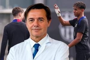 开云入口-给维克托整笑了前皇马队医：巴萨球员手腕缠绷带是方便打药